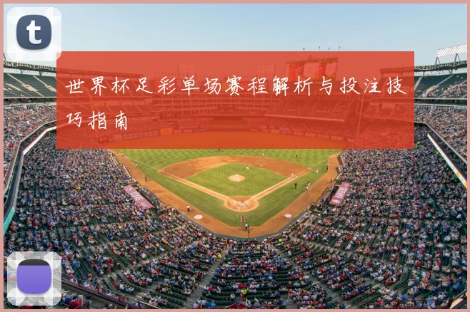 世界杯足彩单场赛程解析与投注技巧指南